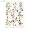 vintage, retro, Wielkanoc, dzieci, dzieciaki, zabawa, zabawy, kurczaki, kurczęta, pisklaki, pisklęta, jajka, zając, królik, owca, owce, owieczka, owieczki, Easter, kids, fun, games, chicken, chicks, eggs, hare, rabbit, sheep, Ostern